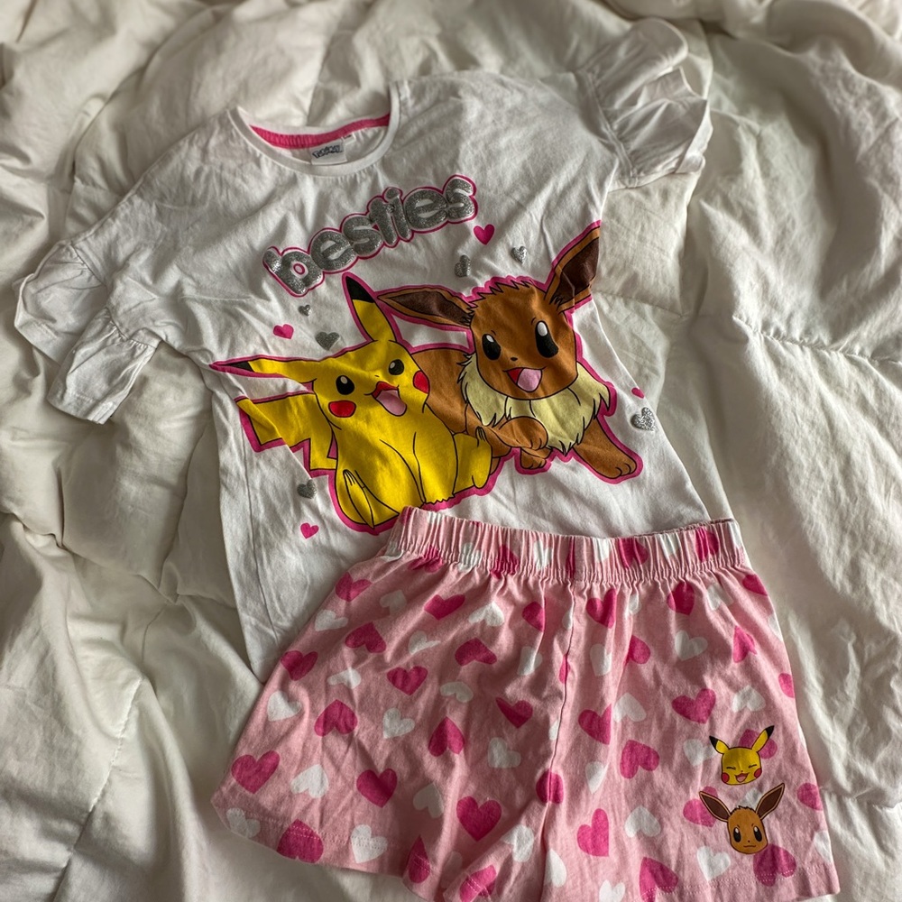 Pokémon Kids Two Piece Besties Pajama Set